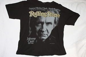 Johnny Cash XXL Rolling Stone Cover T Shirt 2X Country Concert