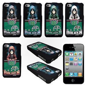 Texas Hold'Em Poker 2 Piece Cell Phone Cases for Apple iPhone 4 4S Casino Games