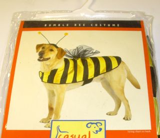 Bumblebee Bee Dog Pet Costume Dress M NIP