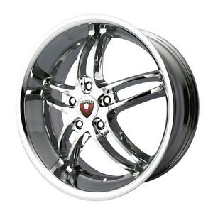 22x8 5 Merceli M16 Chrome Wheels Tires Fitmaxima Impala DTS Venza Mazda Toyota