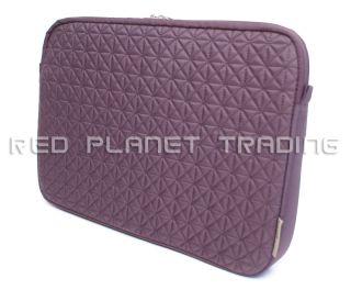 New Belkin Purple Quilted 15 4" Laptop Case F8N093 080