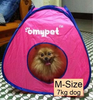 Dog Cat Pet Tent House Shelter Portable Canopy Indoor Outdoor Travel Pop Up Hut