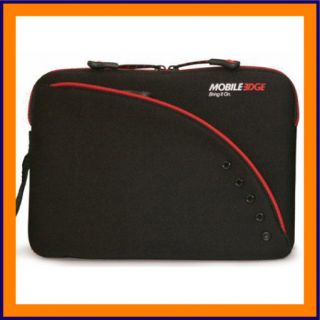 Black Red 10" Laptop Netbook Case Neoprene Sleeve