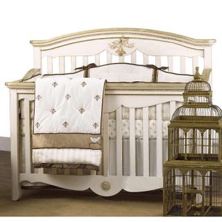 Petit Tresor Nesting 4 Piece Crib Bedding Set Includes Bumper New