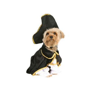 Captain Canine Pirate Dog Pet Costume Size Medium