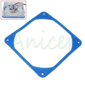 120mm PC Case Fan Silicone Anti Vibration Gasket Shock Absorption Pad Blue Color
