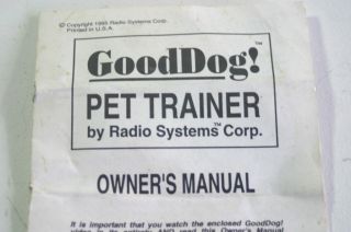 Good Dog Pet Trainer Wireless Remote Dog Pet Trainer Static Shock Collar