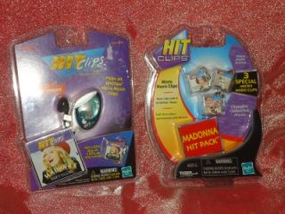 Tiger Hit Clips Micro Music Player w Madonna 4 Clippable Collectible Micro Mixes