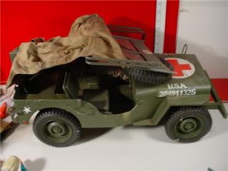 Army Military Medic Jeep Red Cross Kitbash 2 1 6 12" Gi Joe Action Figure Acc