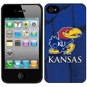 Kansas Jayhawks iPhone 4 4S Hard Cell Phone Cover Case