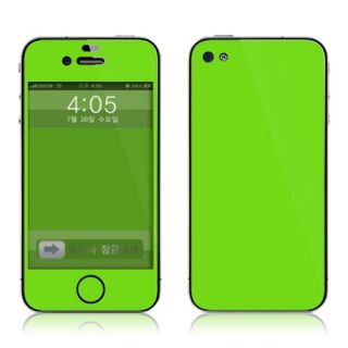 Apple iPhone 4 Vinyl Skin Decal Sticker Cover Lime