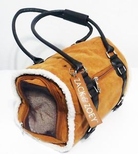 Beautiful Zack and Zoey Pet Carrier Bag Purse in Faux Suede for Small Dog Nice