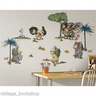 New 36 Where The Wild Things Are Wall Decals Stickers Appliques Maurice Sendak