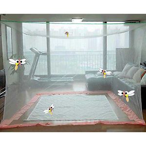 White Extra Large Portable Mosquito Net Canopy Insect Folding Set White Camping
