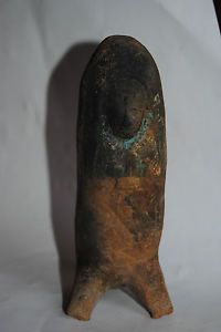 Pre Columbian Mayan Aztec Clay Art Pottery Whistle