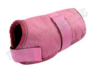 Dog Coat Waterproof Warm Navy Black Pink High Visibility Reflective Camouflage