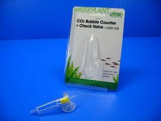 Ista CO2 Bubble Counter Check Valve Aquarium Tank Water Plants 4 6mm Tube
