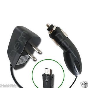 Home Travel Wall Car Auto Vehicle Charger 4 Samsung AC Power Charger Cord