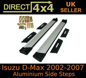 Isuzu D Max Rodeo Dmax 02 07 Side Steps Running Boards Side Bars Accessories