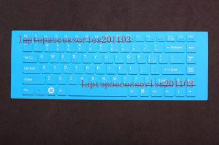 New Blue Keyboard Skin Cover for Sony Vaio S11 S12 s13 Series Laptop