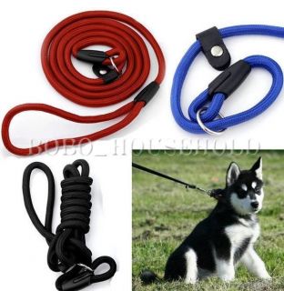 59"Strap Strong Nylon Rope Pet Dog Slip Training Leash Walking Lead Collar