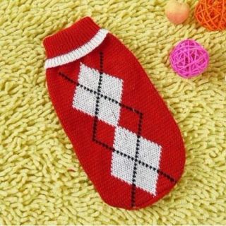 Pet Clothes Winter Dog Cat Clothes Knitted Jumper Sweater