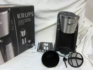 Krups KT720D Thermal Filter 10 Cup Coffee Maker with Stainless Steel Housing