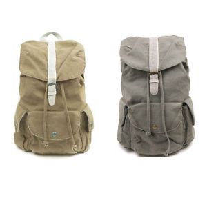 New Man Women's Canvas Backpack Shool Bag Travel Outdoor Multi Bag 3 Colors