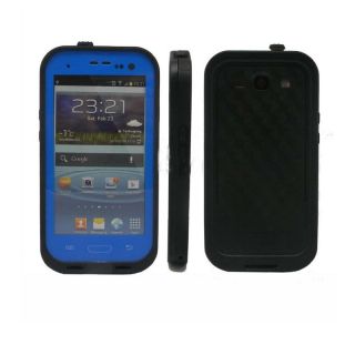 Samsung Galaxy S3 i9300 Blue Waterproof Case Cover Shockproof Dirt Proof Durable