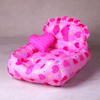 100 Cotton Handmade Pink Series High Back Princess Dog Cat Pet House Bed