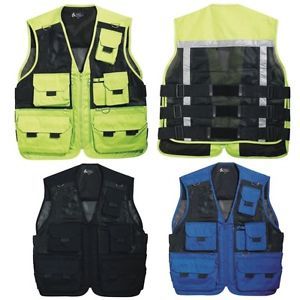 New Multi Pockets Fly Fishing Hunting Mesh Vest Mens Travel Outdoor Jacket Top C