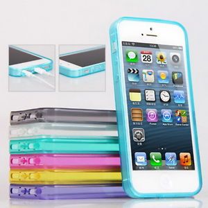 0 5mm Soft TPU Ultra Thin Matte Back Case Cover Skin Side Button for iPhone 5 5g