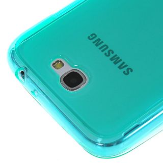 Soft Gel TPU Silicone Side Flip Full Case Cover for Samsung Galaxy Note 2 N7100
