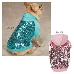 East Side Hoodie Sequin Dog Puppy Basic Sweatshirt Shirt Sweater Pick Size Color