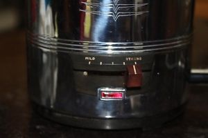 Vintage Universal Coffee Maker Coffeematic Electric Percolator Complete