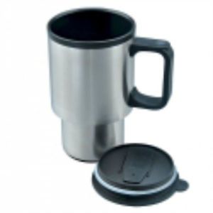 Stainless Steel Travel Mug 16 oz Coffee Cup Tumbler Tea Beverage Hot Drink Car