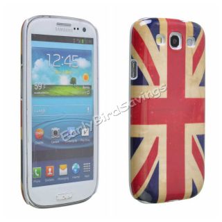 Retro UK British Union Jack Flag Hard PC Cover Case for Samsung Galaxy S3 I9300