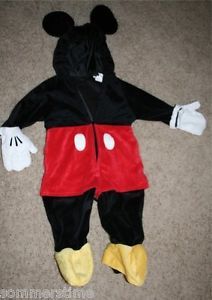 Toddler Child Size 18mo 24 Month Mickey Mouse Unisex Costume 