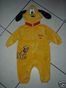 Disney Pluto Baby Costume 12M Infant Halloween Puppy Dog