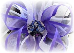 Monster High Doll Spectra Little Girls Hair Bows 4' Halloween Costume Dress