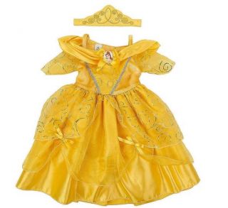 Disney Girl Baby Belle Beauty The Beast Costume Dress Size 3 6 9 12 MO 2T Gown