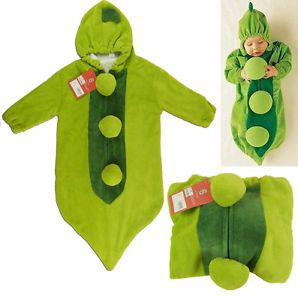 Baby Sleeping Bag Grean Pea in A Pod Boys Girls Facy Dress Costume