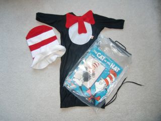 Girls Boys Baby Infant Cat in The Hat Dr Seuss Halloween Costume Very Cute