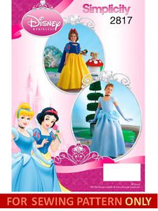 Sewing Pattern Make Snow White Cinderella Costume Princess Child 3 Girl 14