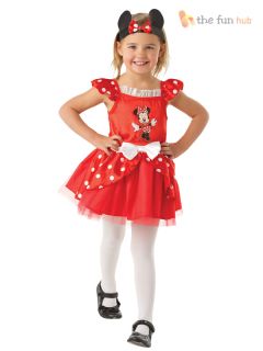 Disney Minnie Mouse Ballerina Tutu Costume Girls Toddler Baby Fancy Dress Outfit