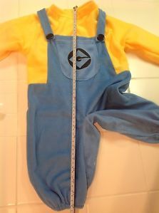 Minion Despicable Me 2 Toddler Size 2T 4T Halloween Costume Boy Girl Dave