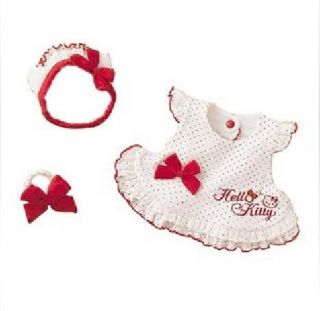 3pcs Kids Baby Girl Dress Headband Bracelet Set Outfit Costume Clothes 0 24M