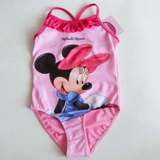  Girls Baby Minnie Mouse Bikini Swimsuit Swimwear Bathers 2 9Y