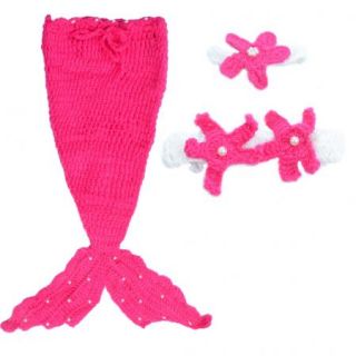Girls Boy Baby 9M Hat Pants Crochet Photo Prop Mermaid Minnie Caterpillar Outfit