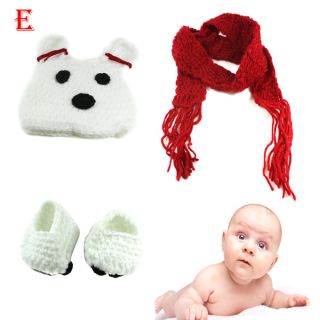 Toddler Kids Photo Prop Knit Crochet Baby Hat Beanie Animal Cap Costume 0 12M